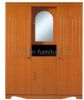 Pvc Three Doors Wardrobe With Glass